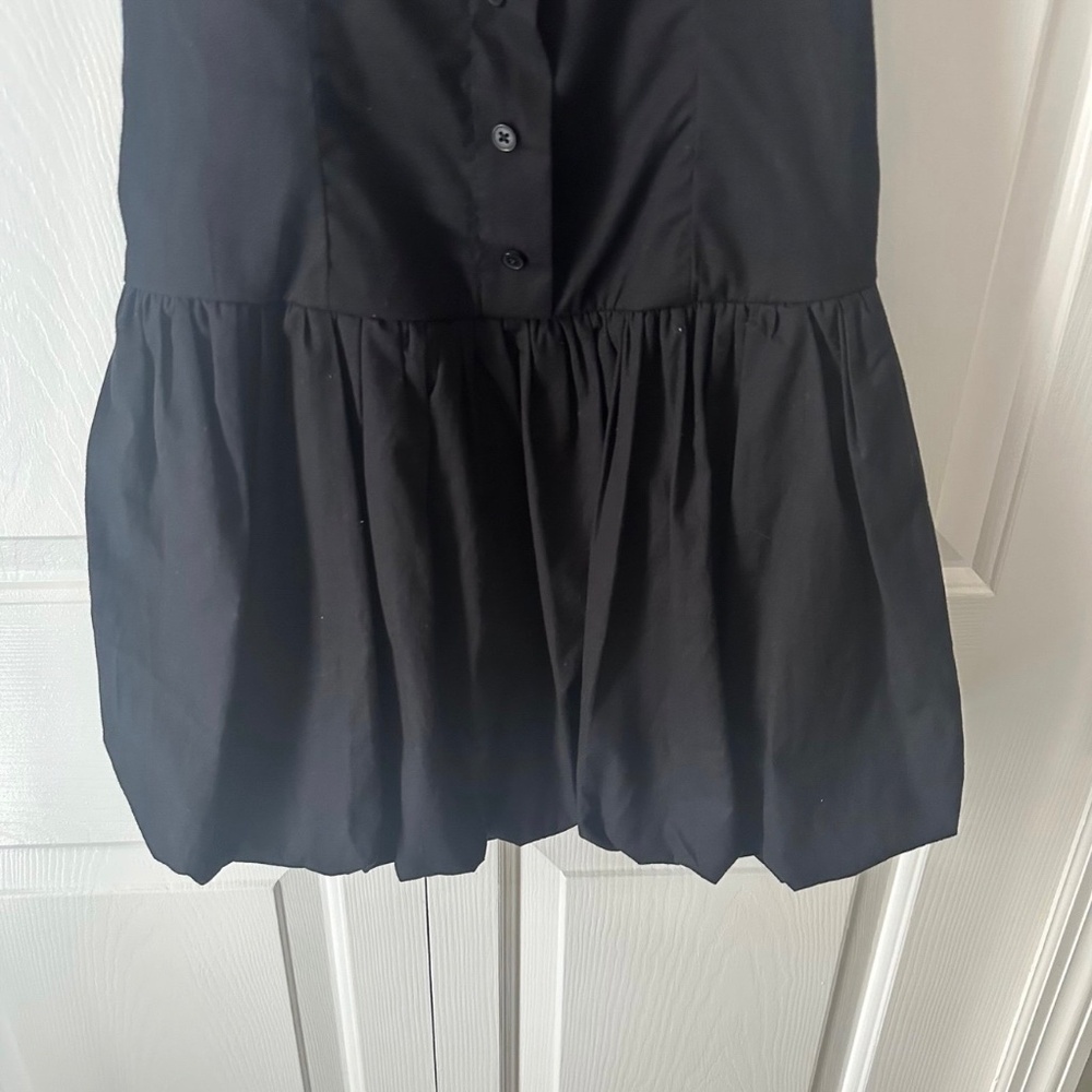 NWT Sincerely Jules Cotton Black Dress - Picture 2 of 3